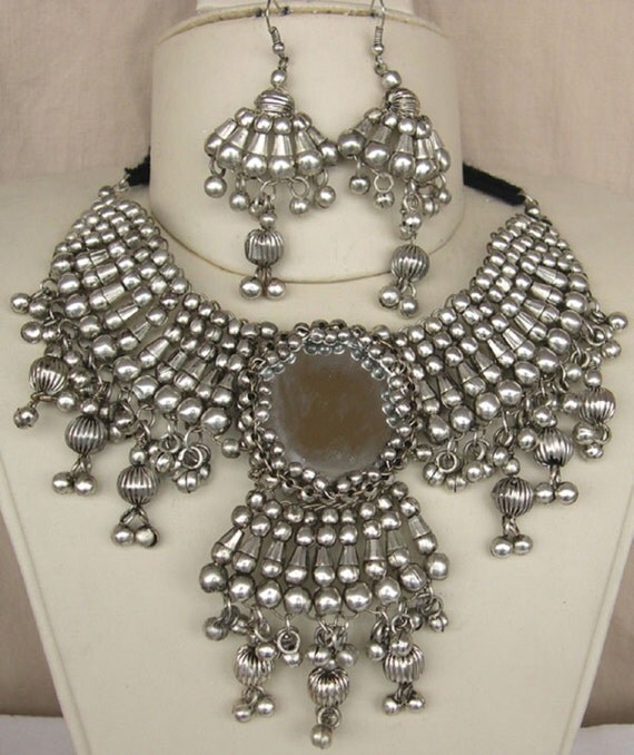 Ethnic Tribal Indian Banjara Vintage Silver by AstroCureJewelry