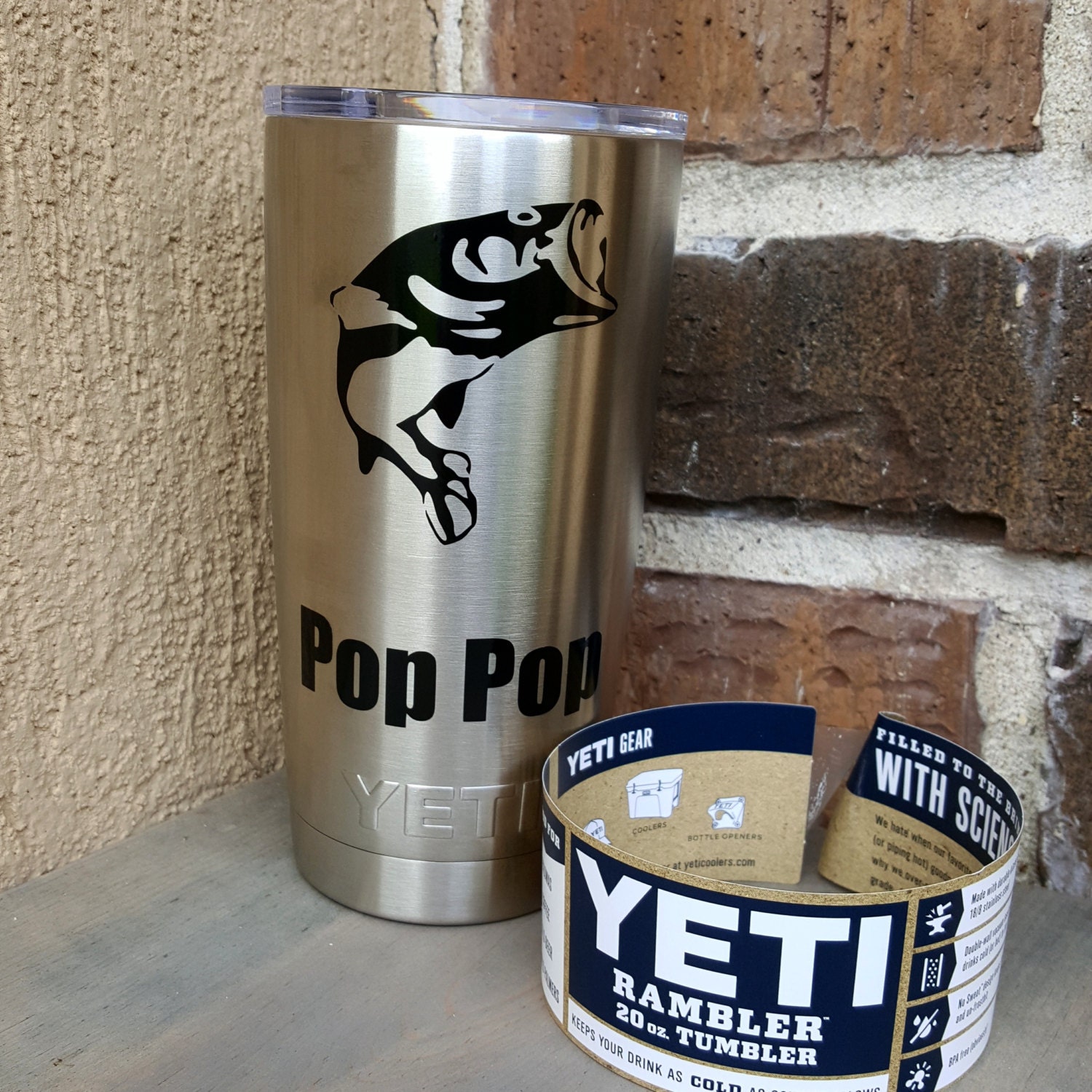 Yeti Rambler 20oz Personalized YetiGiftDad by on Etsy