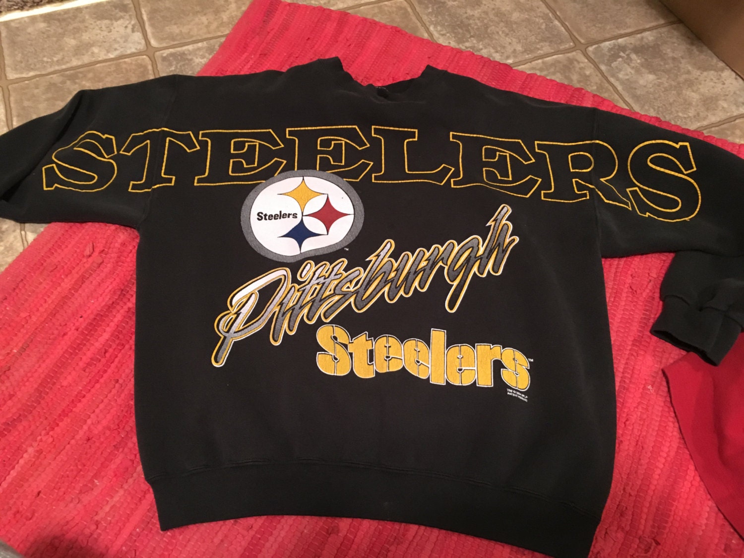 1994 Pittsburgh Steelers crewneck sweatshirt vintage rare old