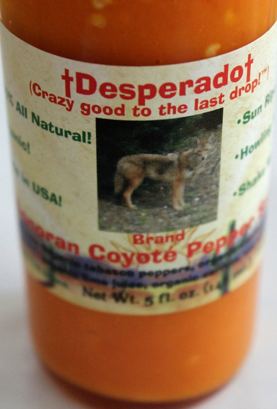 desperado sonoran coyote pepper sauce desperado sonoran coyote pepper sauce