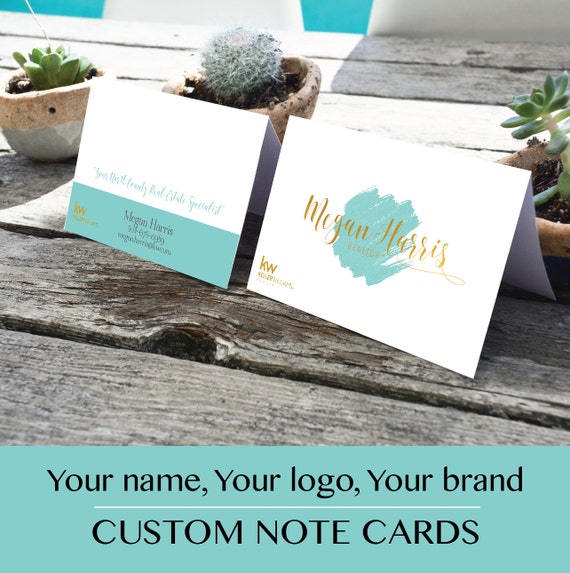 Realtor Real Estate water color NOTECARDS by RealEstatedesigns