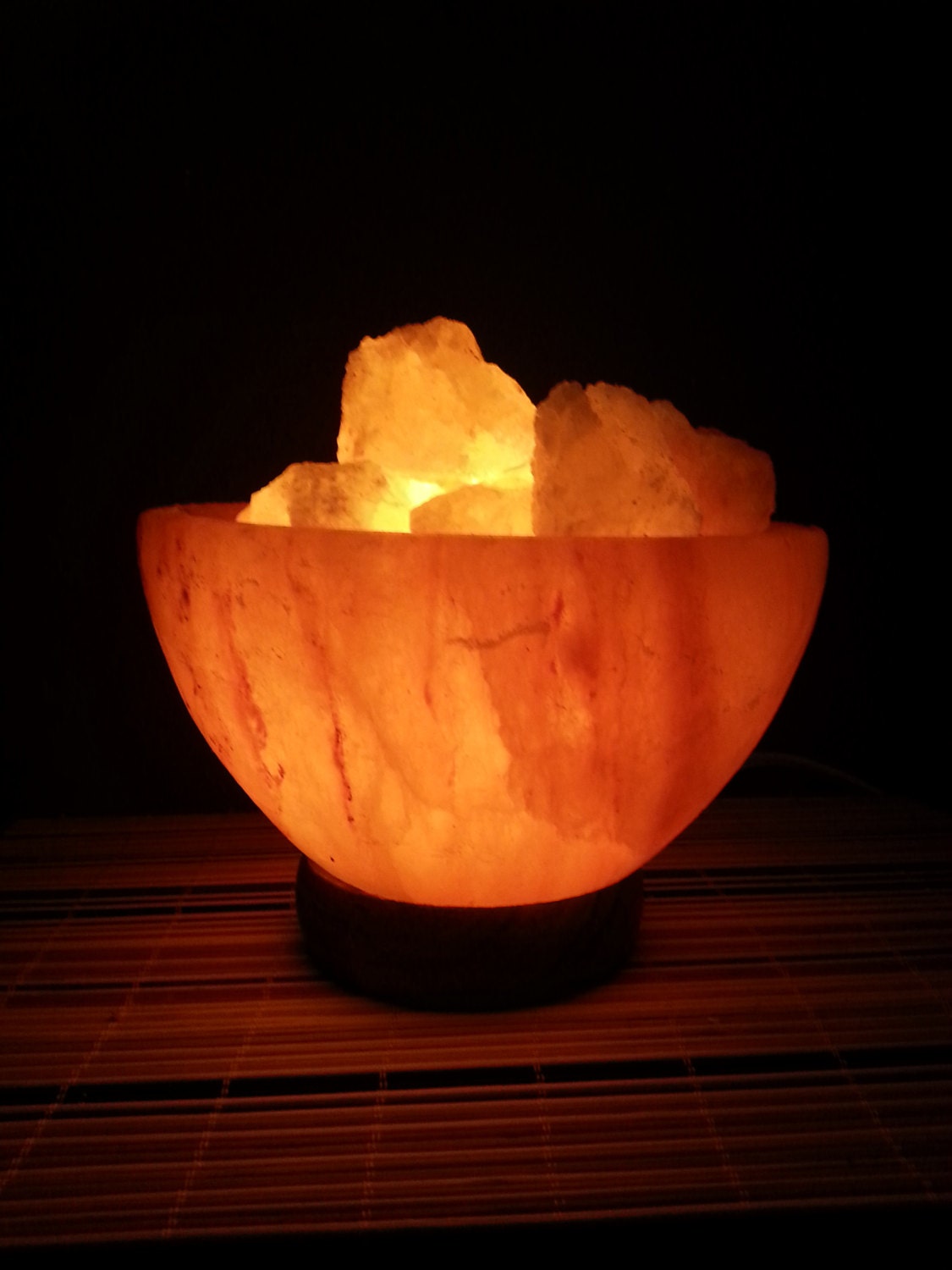 Himalayan Salt Lamp Fire Bowl/ Salt lamp/ Purifying Lamp/