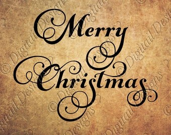 Merry Christmas SVG PNG DXF Eps Fcm Cut file for Silhouette, Cricut, Scan n Cut Christmas Svg Christmas cut file