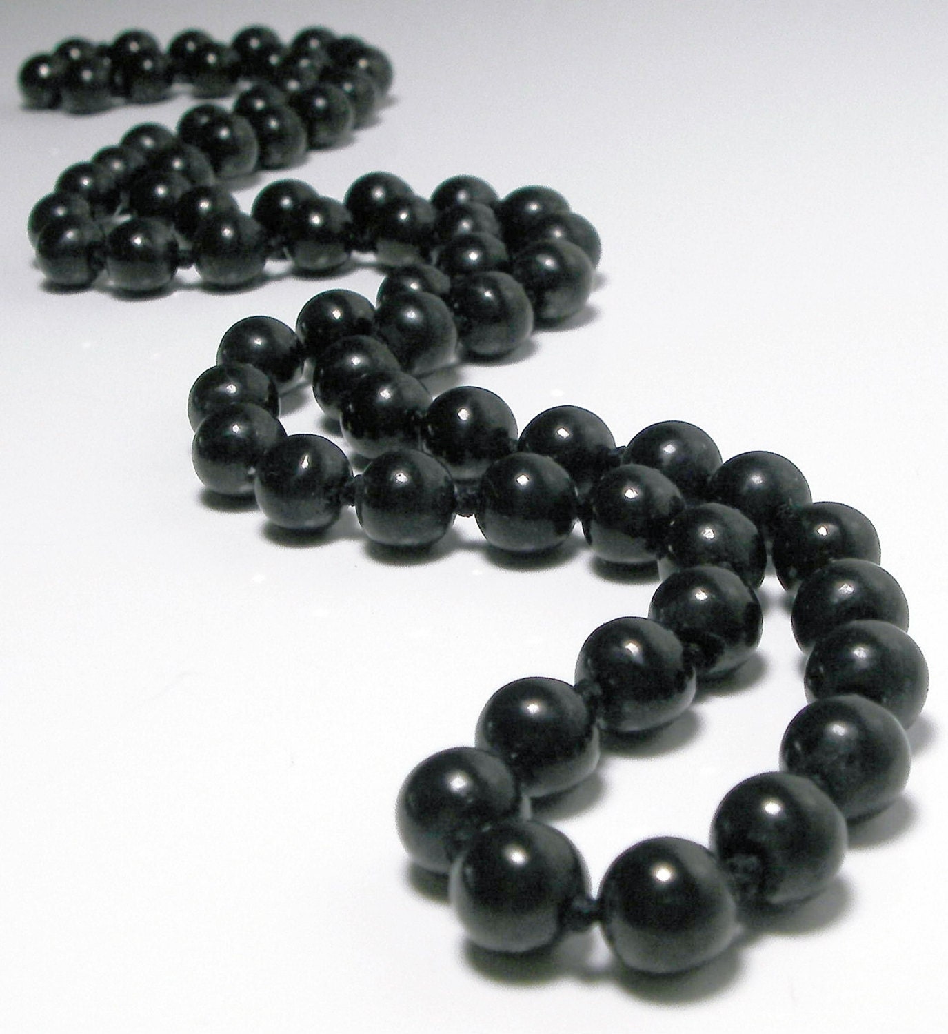 Shungite Necklace 8mm available in 25inch