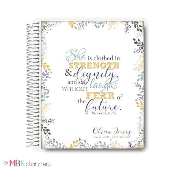 Personalized Address Book AB98 by MBKplanners on Etsy