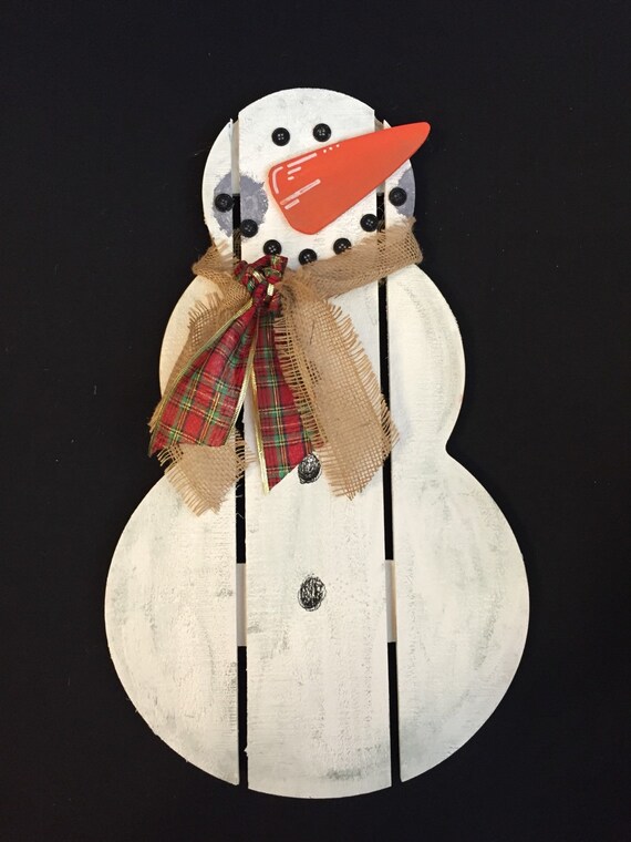 Wooden Snowman