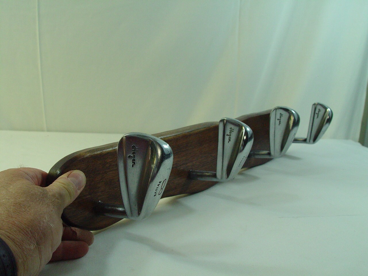 Hogan Radial Iron Golf Club Hat Rack on Old Growth Tennessee