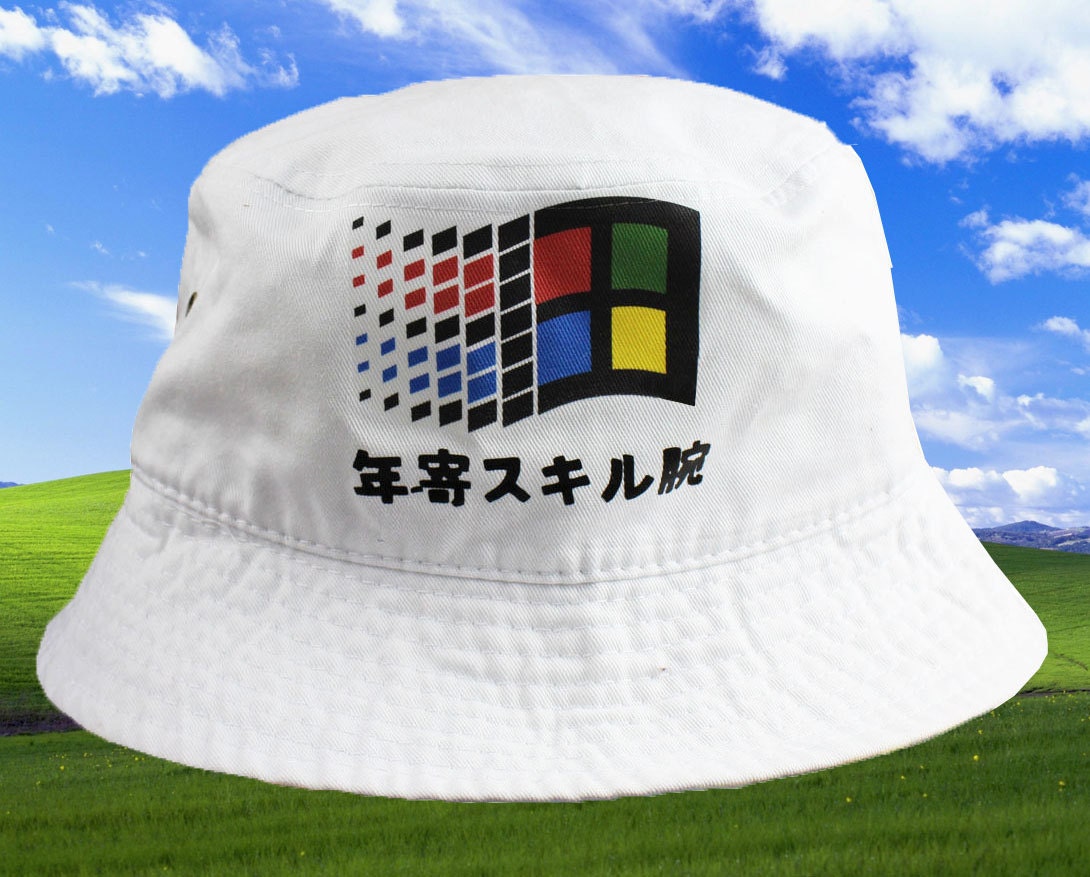 Windows Japanese Bucket Hat