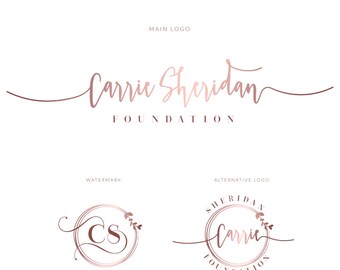 Premade logo template for a wedding planner event by InkyJar