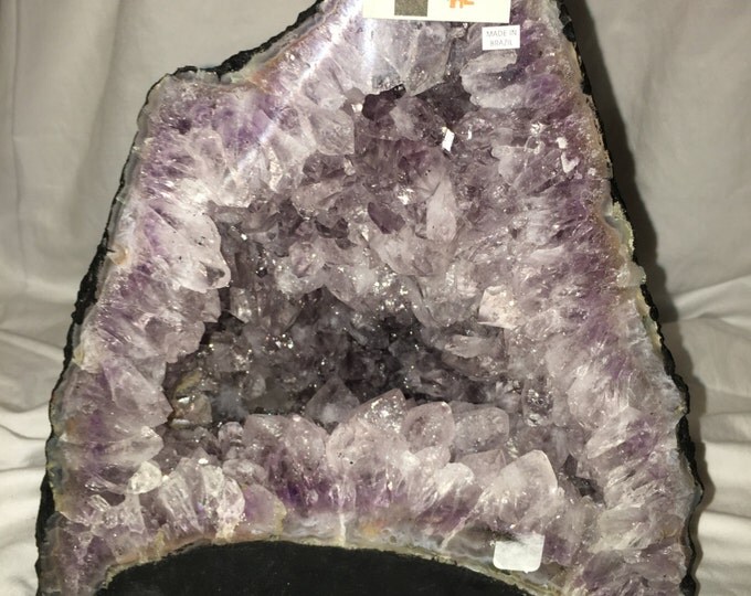 Amethyst & Quartz Crystal Geode- AAA Grade from Brazil Amethyst Crystal \ Reiki \ Healing Stone \ Amethyst Geode \ Raw Amethyst \ Chakra