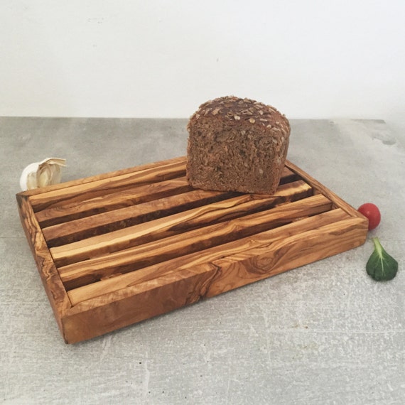 Olive Wood Bread Cutting Board Rustic Bread Board Chopping 