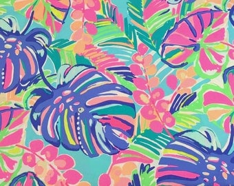 Lilly Pulitzer Fabric Exotic Garden Dobby Cotton