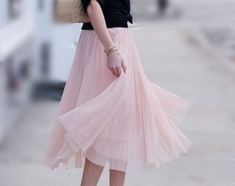 Beige Tulle Skirt Champagne Tulle Skirt Adult Tutu Midi Skirt Womens tutu Ballet skirt Ballet tutu Midi length puffy Princess skirt
