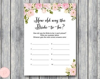 Guess the brides age | Etsy