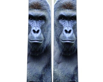Harambe The Gorilla Big Crew Socks NEW