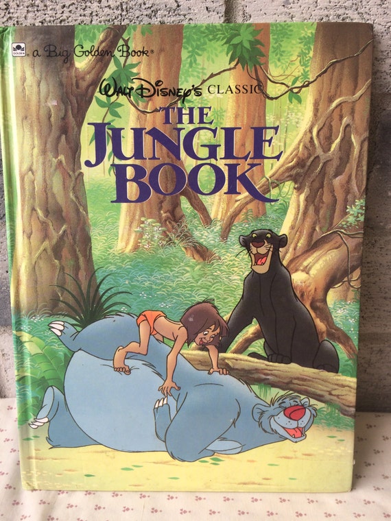 Vintage 1990 A Big Golden Book The Jungle Book The Jungle