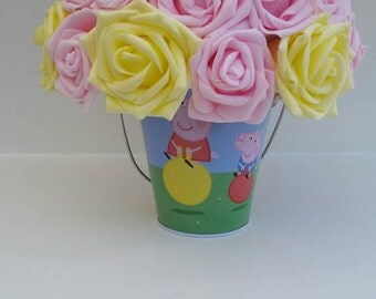 Peppa pig centerpieces