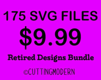 Retired Designs Sale from 2015 - Modern Svg Files - Huge Savings - Silhouette Cameo - Cricut- Vinyl Projects - Diy