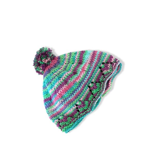 Baby bobble hat, Knitting pattern, Instant download, Baby ...