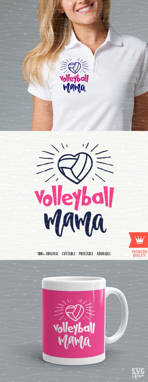 Download Volleyball Mama SVG Decal Cutting File Volleyball Mom