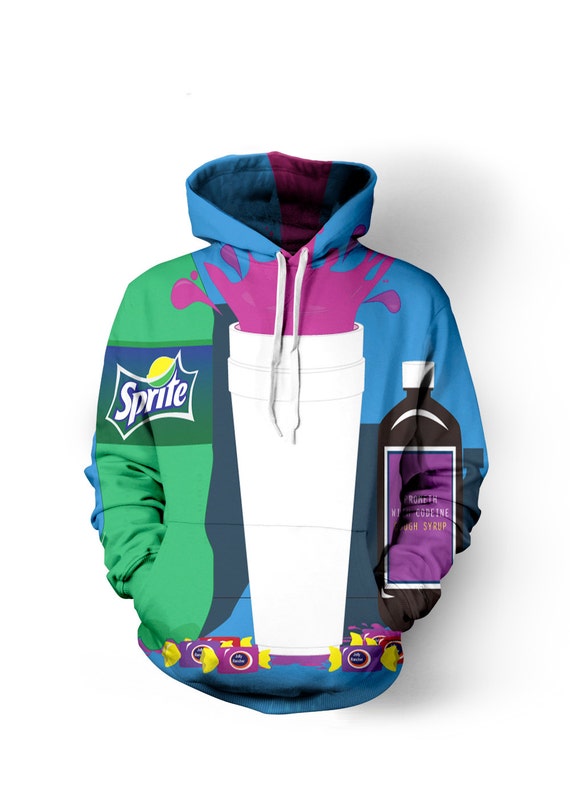 Lean & Sprite Hoodie by Cuituremind on Etsy