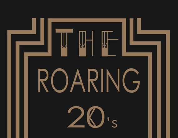 Roaring 20's printable kit by morgandesignboutique on Etsy