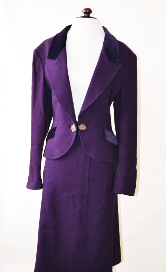 Purple Skirt Suits 25