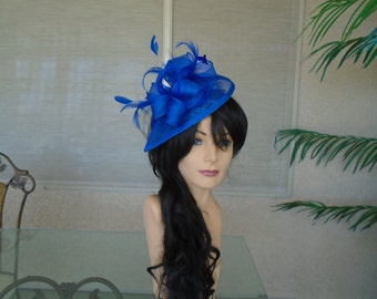 Royal Blue fascinator