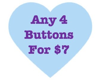 Button deal - Four 1.25 inch buttons