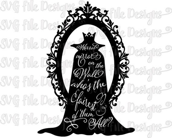Snow White Evil Queen and Mirror Disney Princess by ...