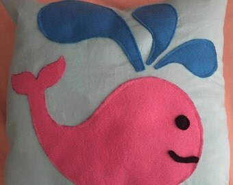 pink whale plush