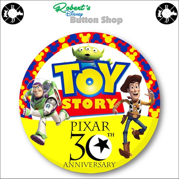 Pixar 30th Anniversary Toy Story 23/8 by RobertsDisneyButtons