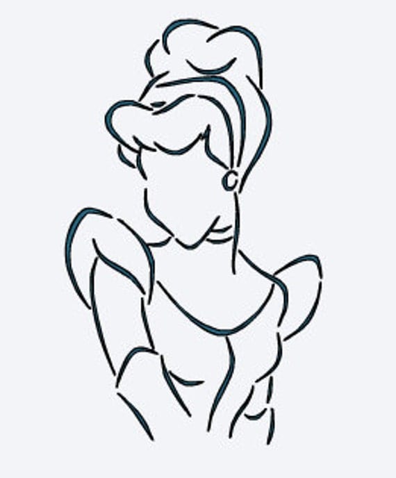 Download SVG Disney cinderella outline silhouette by creative0803 ...