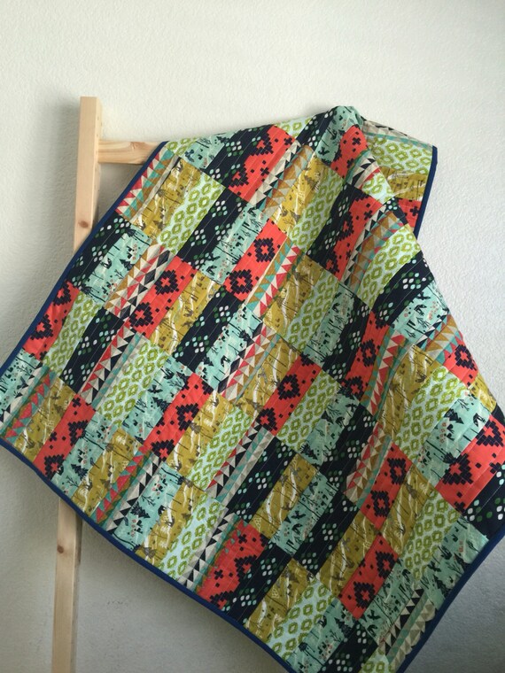 Boho Baby Quilt Boho Babe Baby Quilt Baby by SewMillieMae