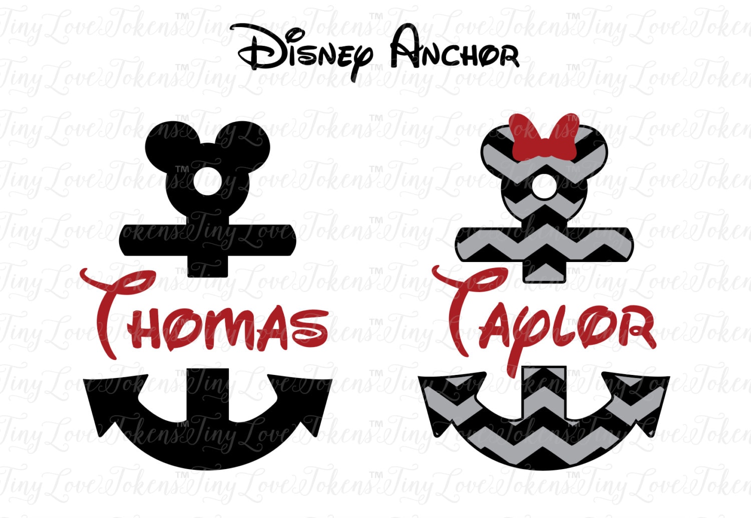 Disney Anchor SVG Design for Silhouette and other craft