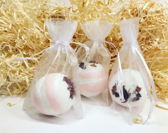 Rose Bath Bombs - Pack of 3