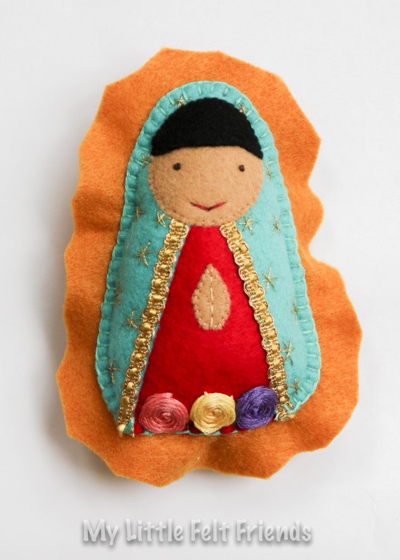 our lady of guadalupe shining light doll