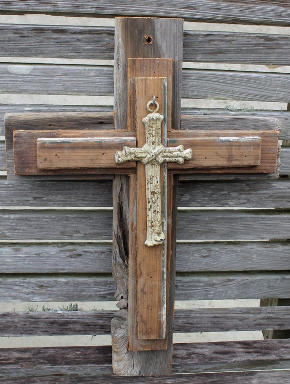 rustic cross wooden cross rustic cross wall decor wall