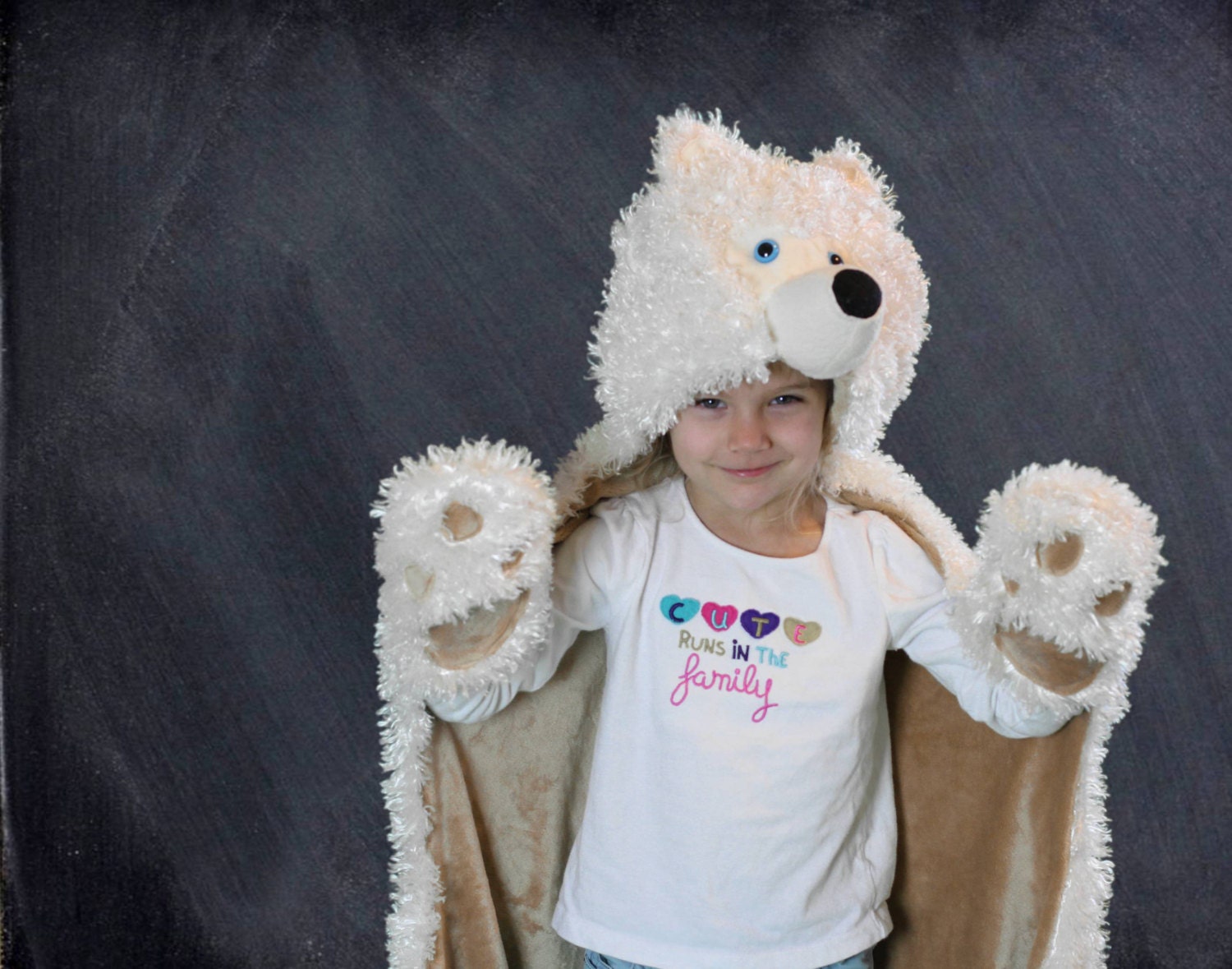 Bear Skin Rug blanket throw costume or make believe.