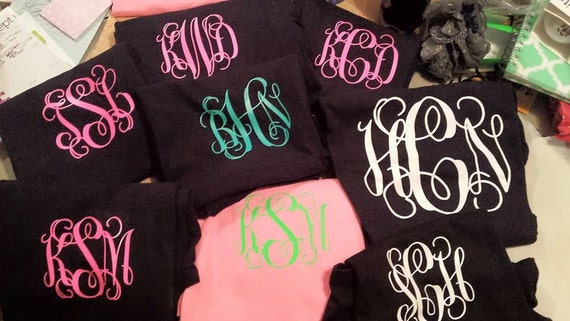 womens monogram shirts