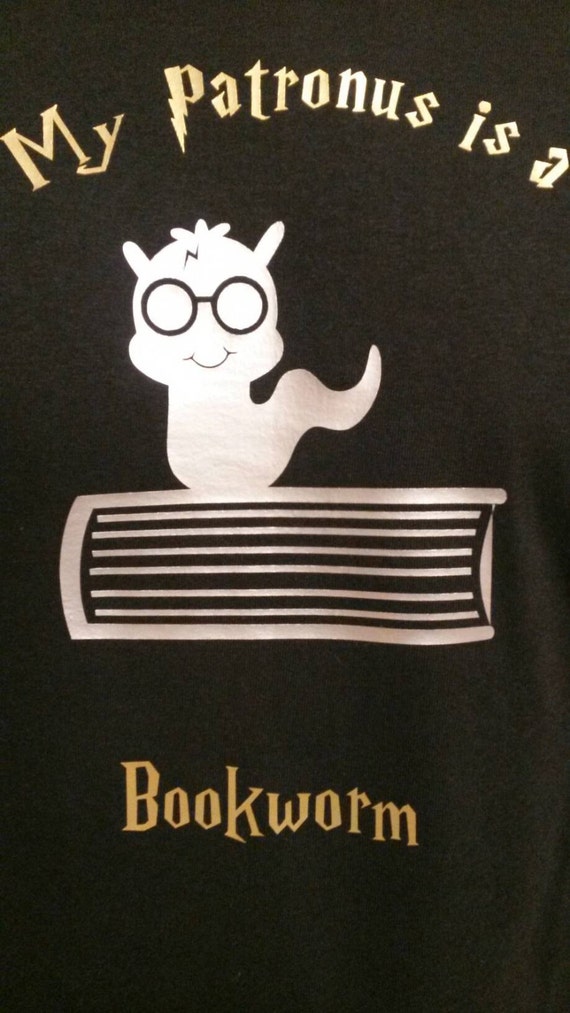 my patronus is a bookworm t shirt