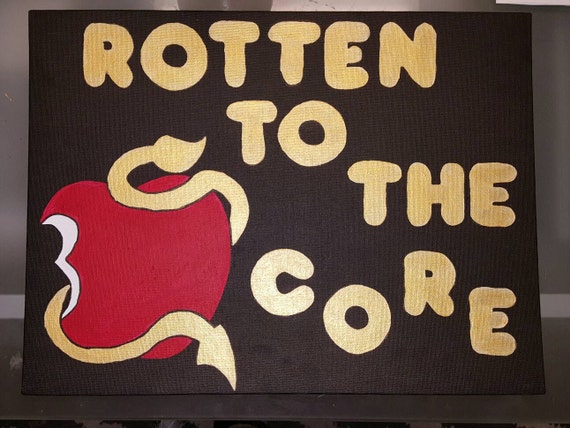 Download Descendants Rotten to the Core painting & Letter