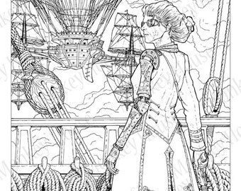 Surreal coloring | Etsy