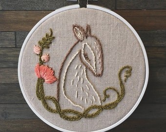 Woodland Deer Handmade Hoop Embroidery. Embroidery Hoop Art. Wall Art. Nursery Decor. Baby Shower Gift.