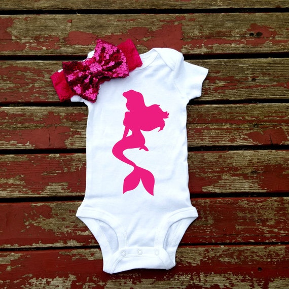 Mermaid Princess Baby Girl Bodysuit Princess by