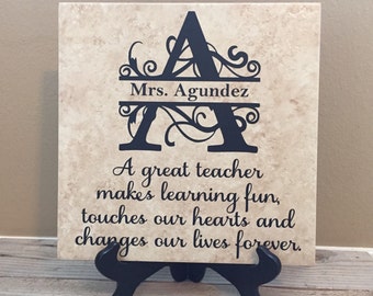 Personalized Teacher Gift, Teacher Gifts, Teacher, Teacher Appreciation Gift, Gifts for Teachers, Name Sign, Teacher Sign, Teacher, Teachers