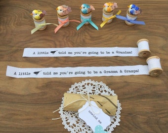 Pregnancy Announcement, You're Going To Be Grandparents, Grandma to Be Gift, Pregnancy Reveal to Family