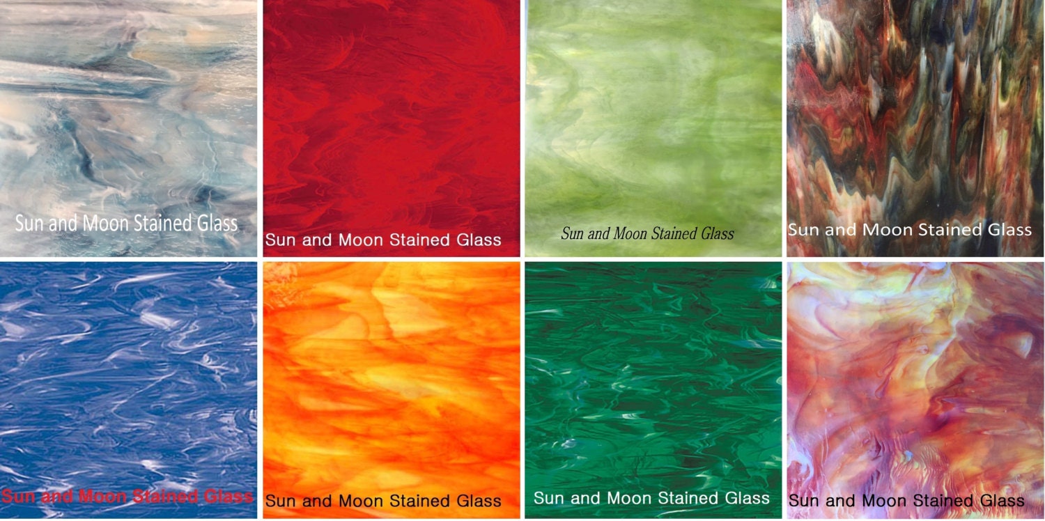 Spectrum  Kokomo Stained Glass Pack 8 Sheets Color of the