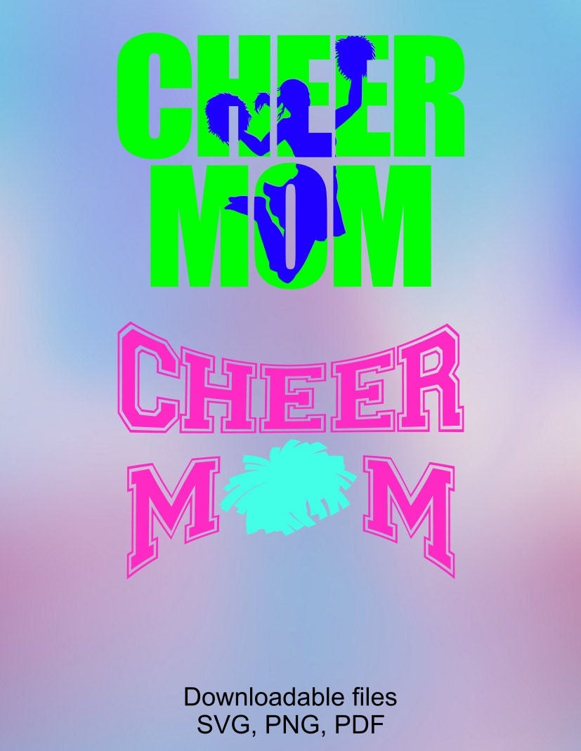 Download Cheer Mom SVG Cutting files for Silhouette by CreateNTreasure