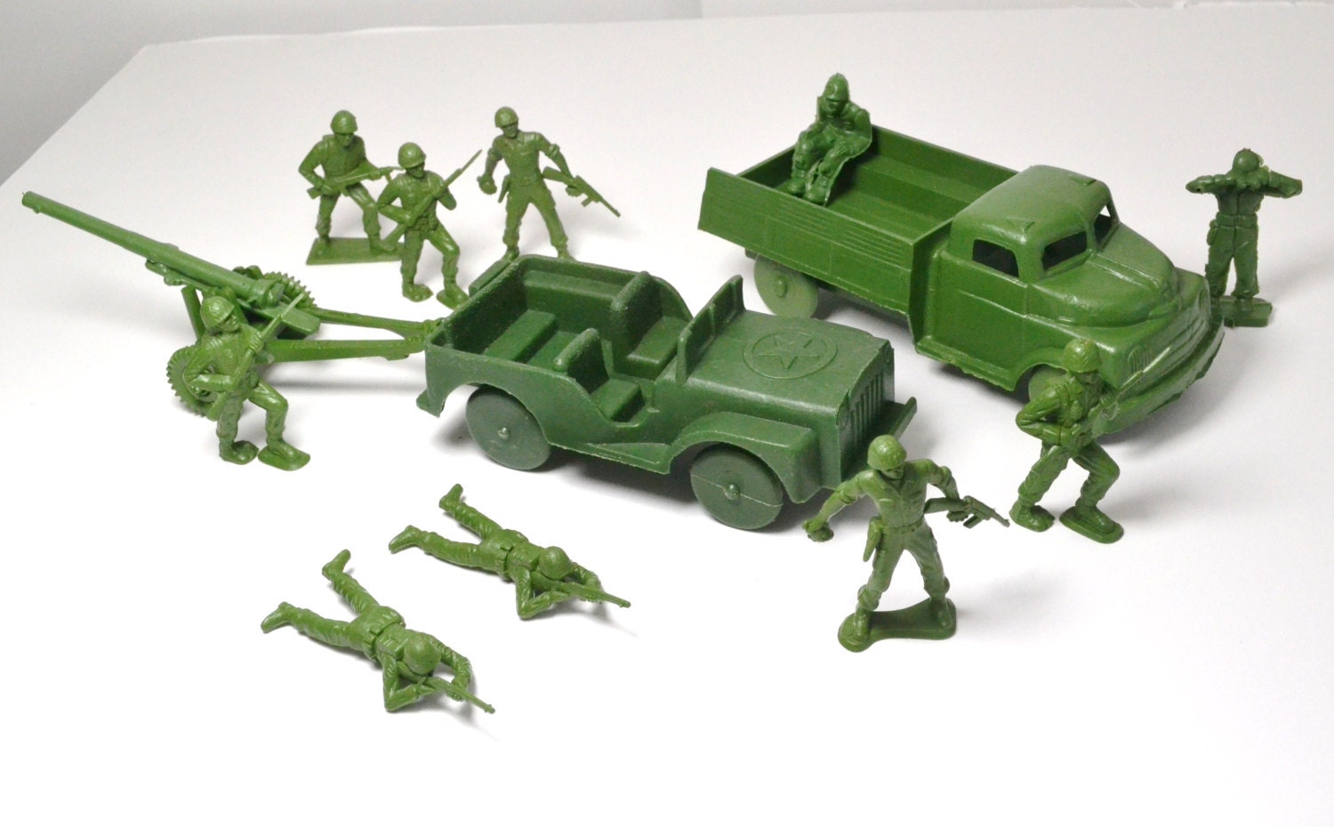 Vintage Toy Army Men Toy Army Vehicles 1960s Military